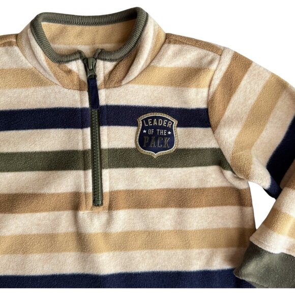 3 Pack Carters Baby Boy Woodland Animals Bodysuits & Fleece Sweatshirt 18M Soft - Picture 8 of 8